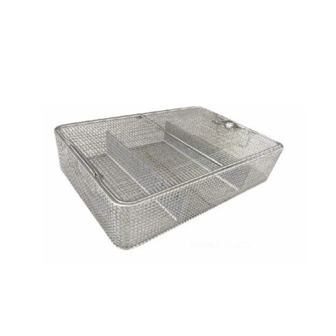 Cesto / Bandeja Aramada Inox para Esterilização com Divisória