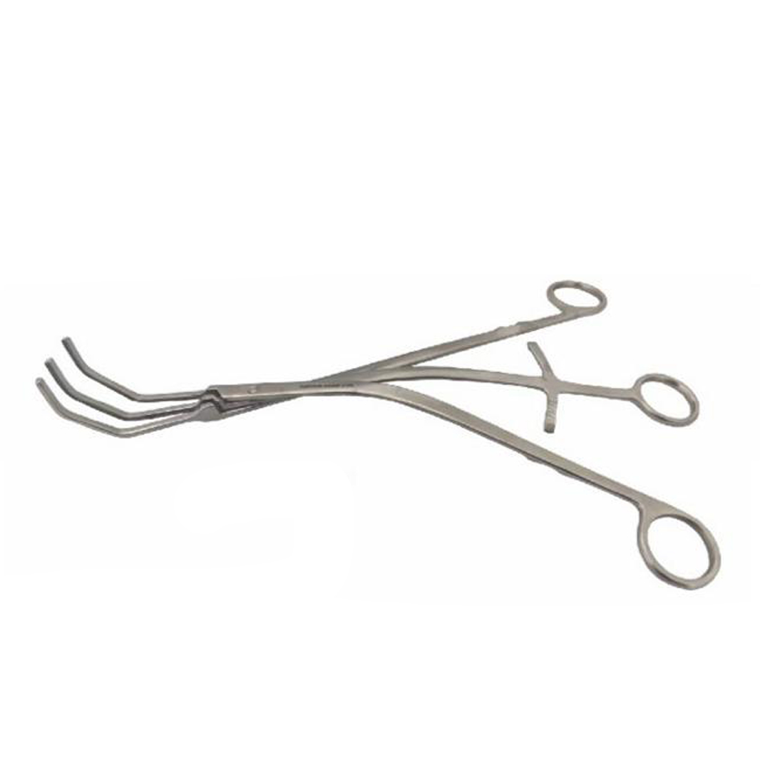 Pinça Cirúrgica Tripla / Tripartida Articulada